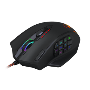 REDRAGON IMPACT 12400DPI MMO Gaming Mouse - Black