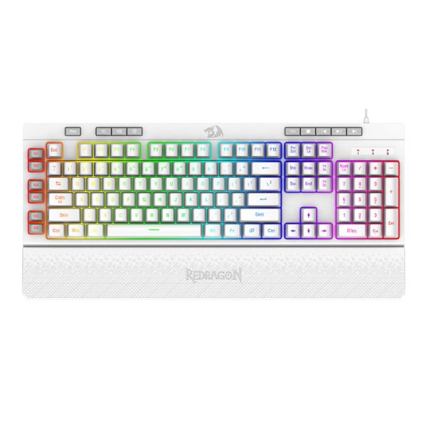 REDRAGON SHIVA Membrane Keyboard - White