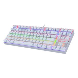 REDRAGON KUMARA Mechanical 87 Key|RGB Backlit Gaming Keyboard - White