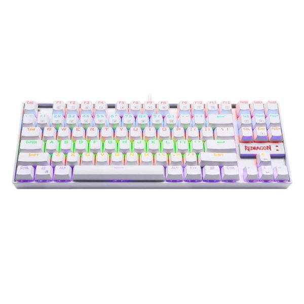 REDRAGON KUMARA Mechanical 87 Key|RGB Backlit Gaming Keyboard - White