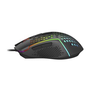 REDRAGON Reaping 6200DPI RGB LightWeight 65g Gaming Mouse - Black