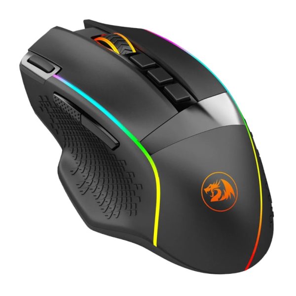 REDRAGON Enlightment 19000DPI RGB Wireless Gaming Mouse - Black