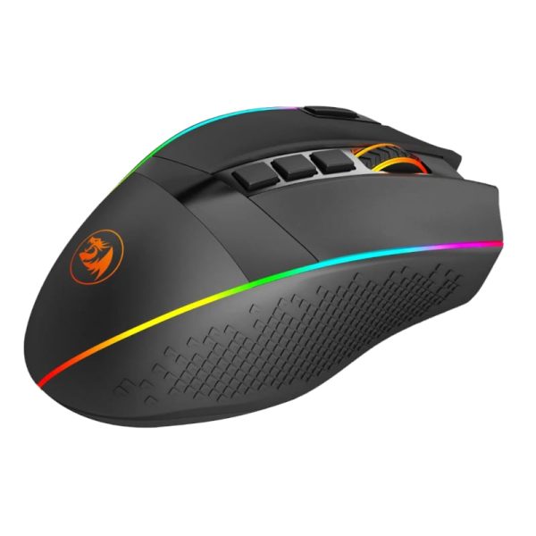 REDRAGON Enlightment 19000DPI RGB Wireless Gaming Mouse - Black